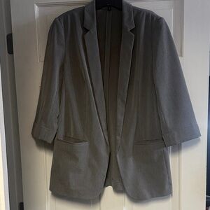 Express Gray Blazer